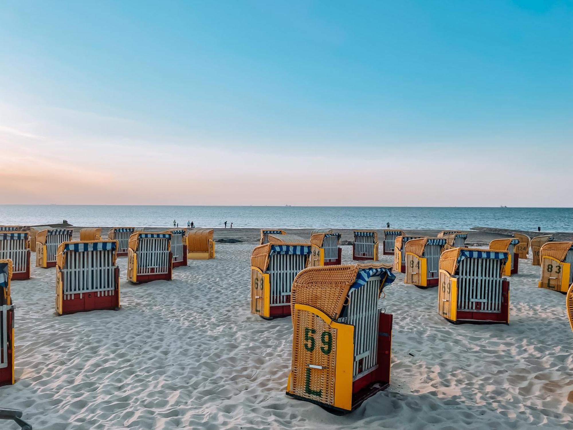 Modernes Apartment Direkt Am Strand Cuxhaven Bagian luar foto